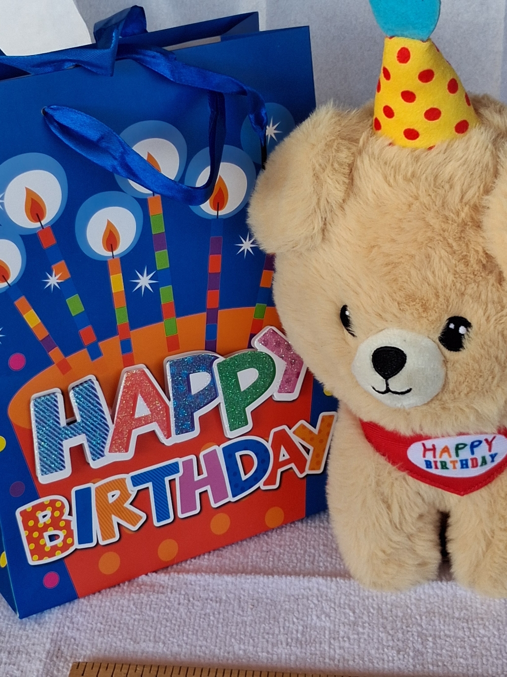 American Greetings Birthday Bear Plush with Gift Bag